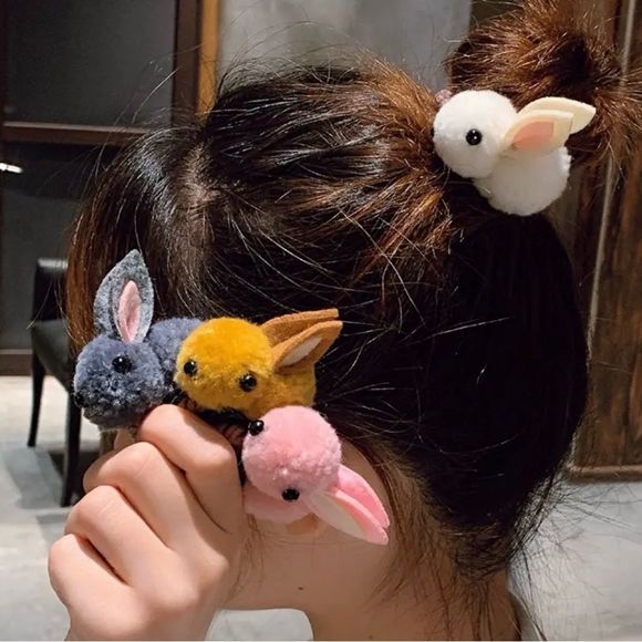 Accessories - Hair Clips Cute Rabbit Hairpins